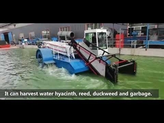 Aquatic Weed Harvesting Machine 1000m3 Hydraulic Tank